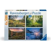 Ravensburger - Puzzle 4x500 Four Seasons - 500 kosov