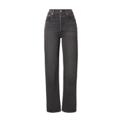 LEVIS  Kavbojke RIBCAGE FULL LENGTH črn denim