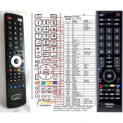 General TOSHIBA CT-90420 - compatible General-branded remote control
