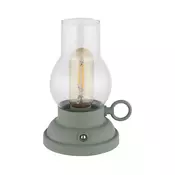 Globo 58016B - LED prigušiva punjiva dodirna stolna lampa PETRO LED/1W/3,7V 1200 mAh zelena