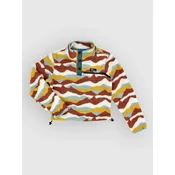 Blue Tomato Mountainscape Kids Fleece Sweater natural mountains
