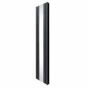 MONSTER Radiator in ventili z ravnim ogledalom - 1800 mm x 425 mm - antracitno siva, (21569831)