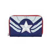 Loungefly Marvel Falcon Captain America Cosplay Novcanik, Plavi
