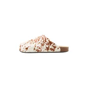 ADIDAS ORIGINALS Nizki natikači Adimule čokolada/zlata/off-bela