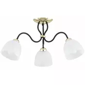 Stropni luster ARIEL 3xE27/15W/230V zlatna/crna