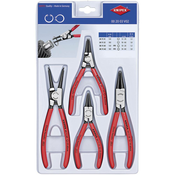 Knipex Knipex klešče za seger varnostne obročke 4-delni komplet 00 20 03 V02 koničaste, ravne