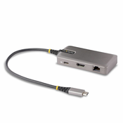 Hub USB Startech 103B-USBC-MULTIPORT 4K Ultra HD Siva
