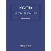 BRAHMS:SONATA IN F MINOR OP.120 NO.1 ALTO SAXOPHONE AND PIANO