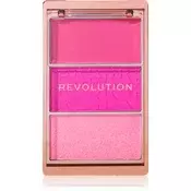 Makeup Revolution Blush Icon Palette paleta rumenila nijansa Hot Pink Flag 9.8 g