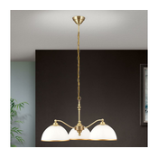 Orion LU 1838/3 - Luster na lancu OLD LAMP 3xE27/40W/230V bela/mesing