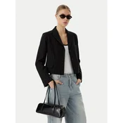 Ročna torba Calvin Klein Foil Logo Glossy Bauletto LV04F3638G Črna