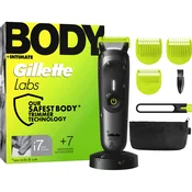 Braun Gillette Labs Body + Intimate i7, Trimmer brivnik za telo za moške.