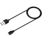 slomart Magnetni polnilnik za pametne ure Garmin z USB-A - črn
