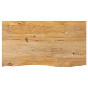 Vidaxl Mizna ploŽa z naravnim robom 110x60x2,5 cm trden mangov les