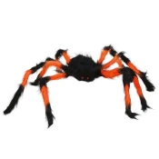 Guirca Dekoracija - Pajek, oranžno-črn 75 cm