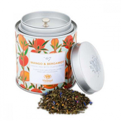 ZELENI ČAJ Z MANGOM IN BERGAMOTKO V PLOČEVINKI TEA DISCOVERY, 100 G