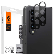 Spigen - Optik.TR steklo za kamero (2 kosa) - Samsung Galaxy Z Fold 4 - črno