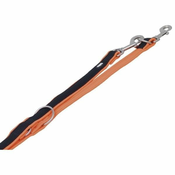 Nobby Najlonski mrežni povodec Preno 200cm x 20-25mm oranžna