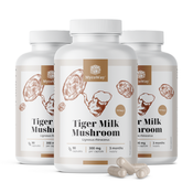 3x Tiger Milk 300 mg – izvleček gobe Lignosus rhinocerus, skupaj 270 kapsul
