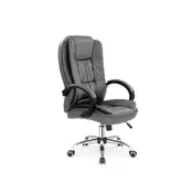 Halmar Ergonomski pisarniški stol Relax, siva eko usnje