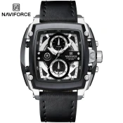 Ure NAVIFORCE TU - 38629 - Črna / Srebrna KP38629