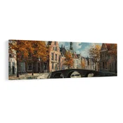 Slika arhitektura nad vodnim kanalom - 120x40