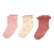 little dutch® otroške nogavičke little farm pink