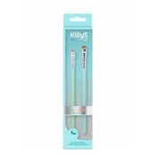 Killys Set cetkica za obrve i ajlajner 500043 Pastelove, 2 komada, Svetlozelene