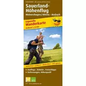 PublicPress Leporello Wanderkarte Sauerland Höhenflug, Meinerzhagen / Altena - Korbach