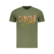 Cavalli Class Muška majica TXT61MJD060, Maslinasta