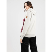 Kazane Baldwin Hoodie light heather grey / port Gr. XS