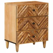 vidaXL vidaXL Nočna omarica Rjava 50 x 33 x 60 cm Masiven les manga, (5000247430)