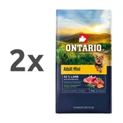 Ontario Adult Mini - jagnjetina in rjavi riž 2 x 6,5 kg