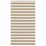 Zebra zavjesa Pješcano smeda 125x200 cm Širina tkanine 120,9 cm Poliester