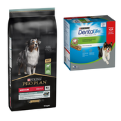 slomart krma purina medium adult sensitive digestion with optidigest + 5 let odrasli jagnjetina 14 kg