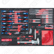 Scs komplet izvijačev in merilnikov. 41-delni. v 1/1 sistemskem vstavku ks tools 711.1041