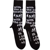 The Beatles Nogavice With The Beatles Silhouettes Repeat Black 40-45