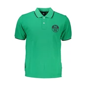 NORTH SAILS GREEN MEN'S SHORT SLEEVED POLO SHIRT