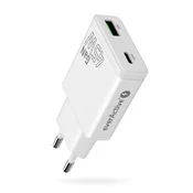 slomart EAV SC-460Q GaN polnilec 45W PD, 1x USB-C, 1x USB-A, Quick Charge 3.0, bel