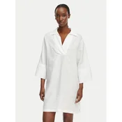 Gant Poletna obleka 4503508 Bela Relaxed Fit
