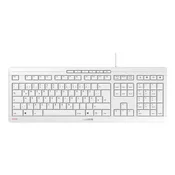slomart CHERRY STREAM tipkovnica Office USB QWERTZ nemška bela