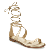 MICHAEL Michael Kors  Sandale i polusandale AMARA FLAT SANDAL  Gold