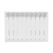 shumee Bel aluminijasti radiator 10 elementov 57x80 cm Best