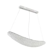 Globo 68524-40 - LED zatemljiv lestenec na kablu KRISTALLA LED/40W/230V sijajni krom + daljinski upravljalnik