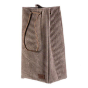 Autronic Koš za perilo Laundry basket - corduroy, drawstring, gray color (DT3015 GREY)