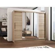Garderoba Honolulu 119 Sonoma hrast, 215x250x61cm, Porte guardarobaVrata garderobe: Klizna vrata