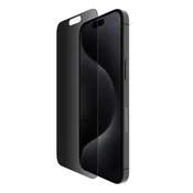 Belkin ScreenForce zaštitnik zaslona od kaljenog stakla za privatnost za iPhone 15 Pro Max OVA150ZZ