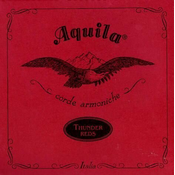 Aquila 91U Thunder Reds Bass Ukulele String Set 4-String