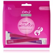 Wilkinson Sword Extra 2 Beauty brivnik za enkratno uporabo za ženske 5 kos