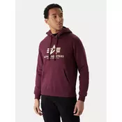 Alpha Industries Jopa Basic 178312 Bordo rdeča Regular Fit